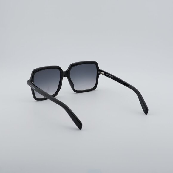 Saint Laurent SL174 001 Sunglasses Black Square Frame, Grey Lenses main image 9